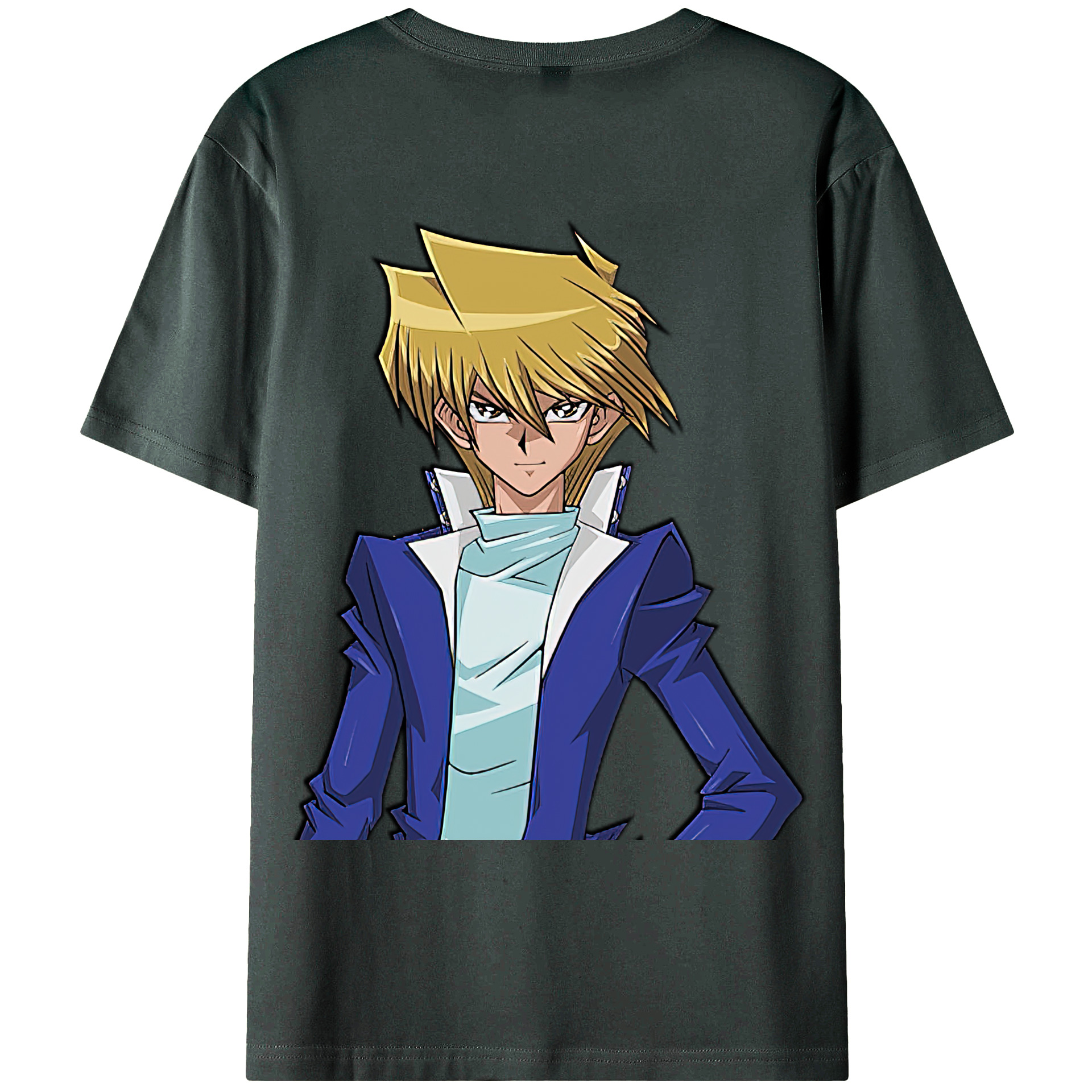（画像用） 遊☆戯☆王 Yu-Gi-Oh! 綿100％ メンズ半袖Tシャツ（バックプリント） 通気性